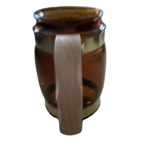 Grain Belt Beer Brown Glass Siesta Ware Mug With Wood Handle - Picture 3 of 9